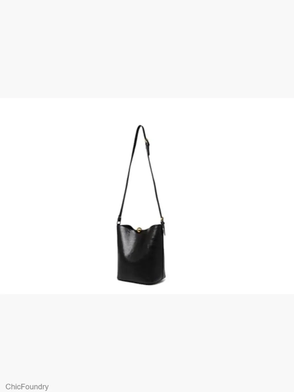 PU Leather Bucket Tote Satchel Hobo Crossbody Purse Shoulder Bag